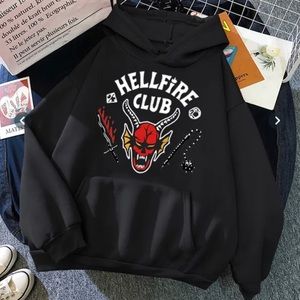 NWT Stranger Things, Dungeons & dragons, Hellfire Club Logo Hoodie Adult small